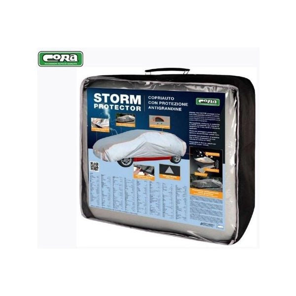 Telo copriauto co ra st76 storm protector antigrandine argento