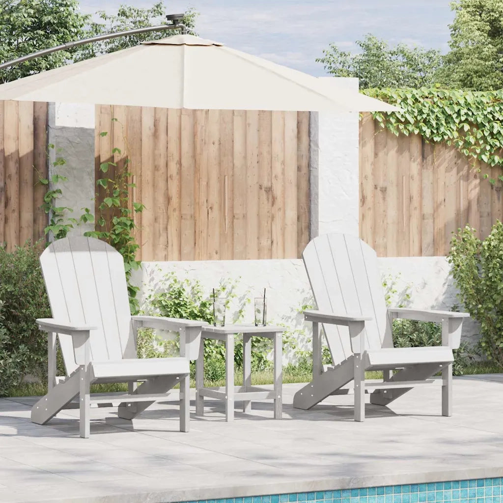 Sedia da Giardino 2 pz | Sedie da Esterno Bianco 82 x 74 x 92 cm Polietilene