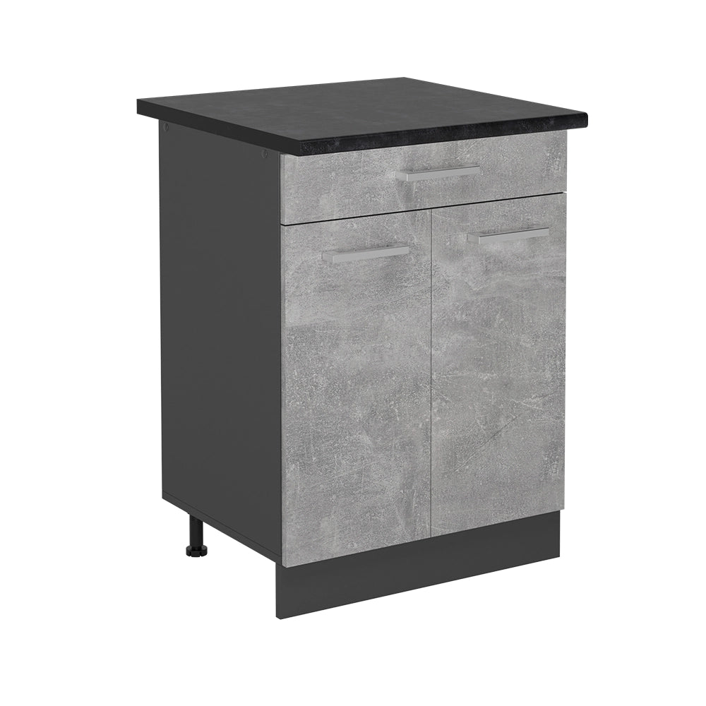 Vicco Base da cucina Calcestruzzo 60 cm , PL Antracite