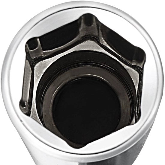 Socket a Scatola Profonda 30mm - 6 punte - Acciaio Cromo-Vanadio - Resistente allo Sfregio e Corrosione - Per Riparazione Auto - Duraturo e Resistente - Chiave a Lame