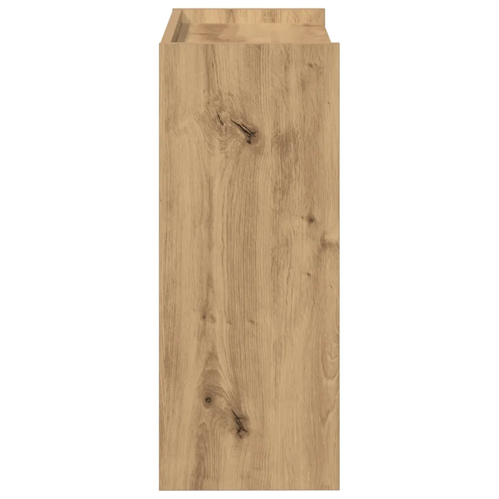 vidaXL Scarpiera Rovere Artigianale 60x25x62 cm in Legno Multistrato