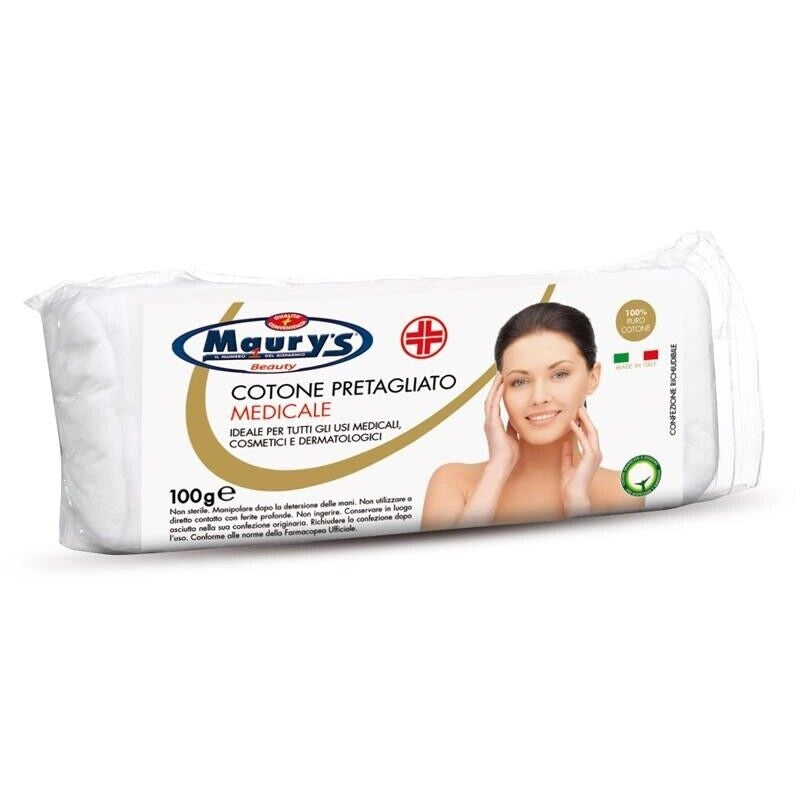 MAURY'S COTONE IDROFILO PRETAGLIATO MEDICALE E LEVATRUCCO 100GR