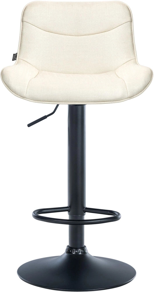 2er Set Barhocker Vonore Stoff schwarz