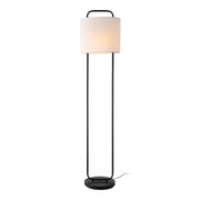 Lampada da terra dallo stile senza tempo elegante lampada di design per soggiorno camera da letto ufficio attacco E27 altezza 162 cm bianco e nero 03_0009529
