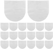 Set di protezioni per piatti 100 pezzi - Protezioni per piatti in vinile - Protezioni per piatti resistenti - Protezioni antistatiche - Materiale PE - 18x18 cm - Protezioni per piatti in vinile