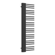Radiatore scaldasalviette per il riscaldamento del bagno acciaio 50 mm 146 x 45 cm nero 03_0010405