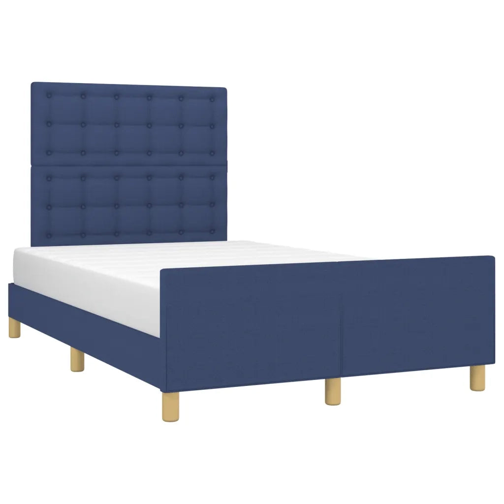 Giroletto senza Materasso Blu 120x190 cm in Tessuto 3270547