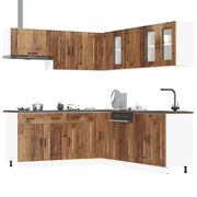 Set Mobili da Cucina 11 pz Kalmar Legno Vecchio in Truciolato 3314919
