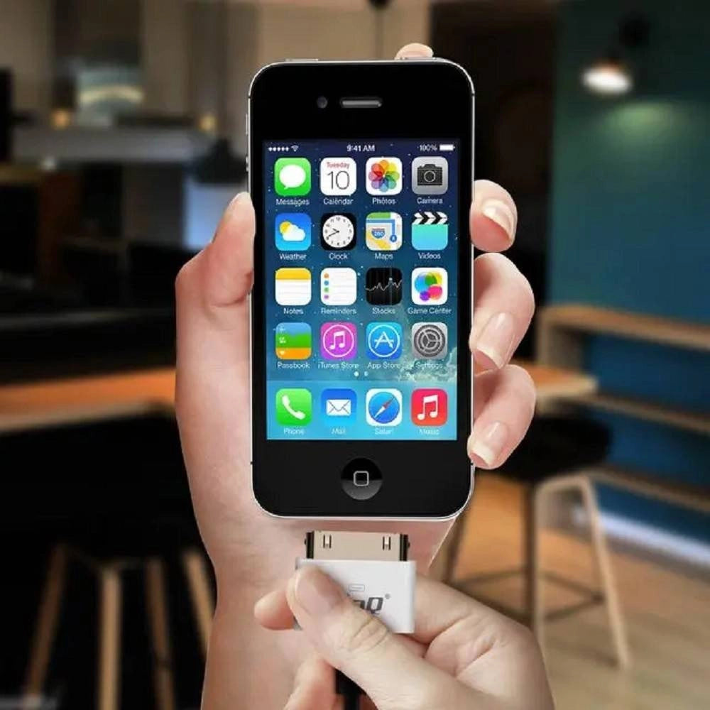 Trade Shop - Adattatore Di Ricarica Sincronizzazione Iphone Apple Da 30 Pin A Lightning Ip-7749 -