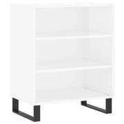 Credenza | Madia | Buffet da pranzo | Armadio da pranzo Bianco Lucido 57x35x70 cm in Legno Multistrato