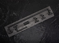 Set Accessori Da Bagno Rio Black 4 Pezzi