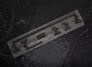 Set Accessori Da Bagno Rio Black 4 Pezzi