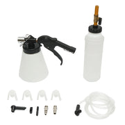 Kit con pistola pneumatica per spurgo e cambio del liquido freni