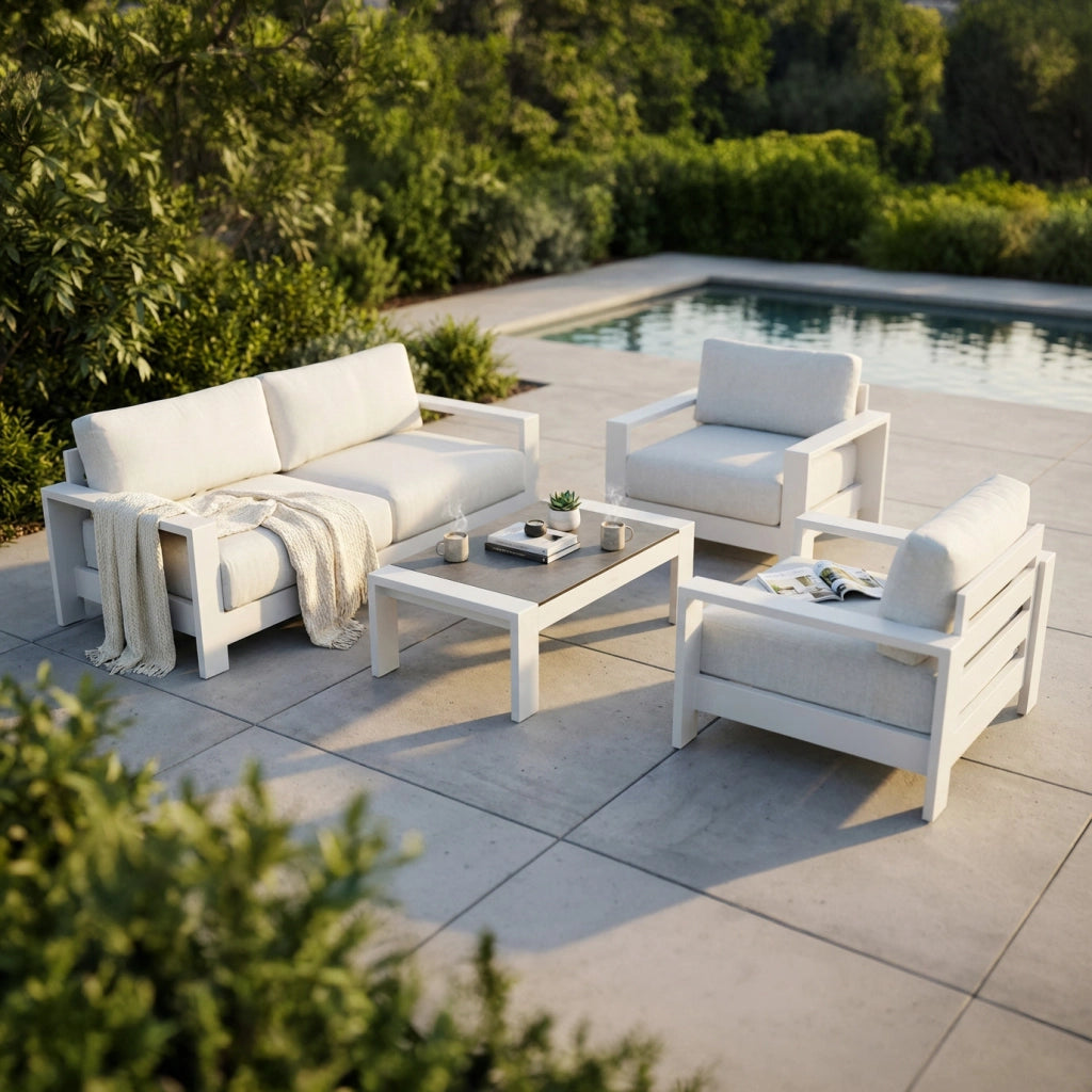 Salotto da giardino 5 posti - YVAINE