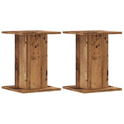 Portavasi mobili per fiori set da 2 legno di recupero legno ingegnerizzato marrone 02_0045375