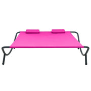 Lettino Prendisole in Tessuto Rosa 313532