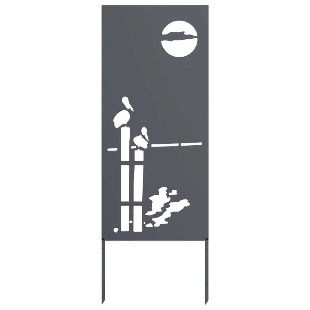 Schermo per privacy in giardino Traforo Antracite 50 x 140 cm