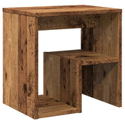 Comodino | Armadio da Notte | Mobiletto da notte Legno Vecchio 40x30x40 cm in Truciolato