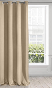 Gordino opacizzante - Tessuto di alta qualità in seta - 1 pezzo - 135 cm largo - 250 cm alto - 100% poliestere