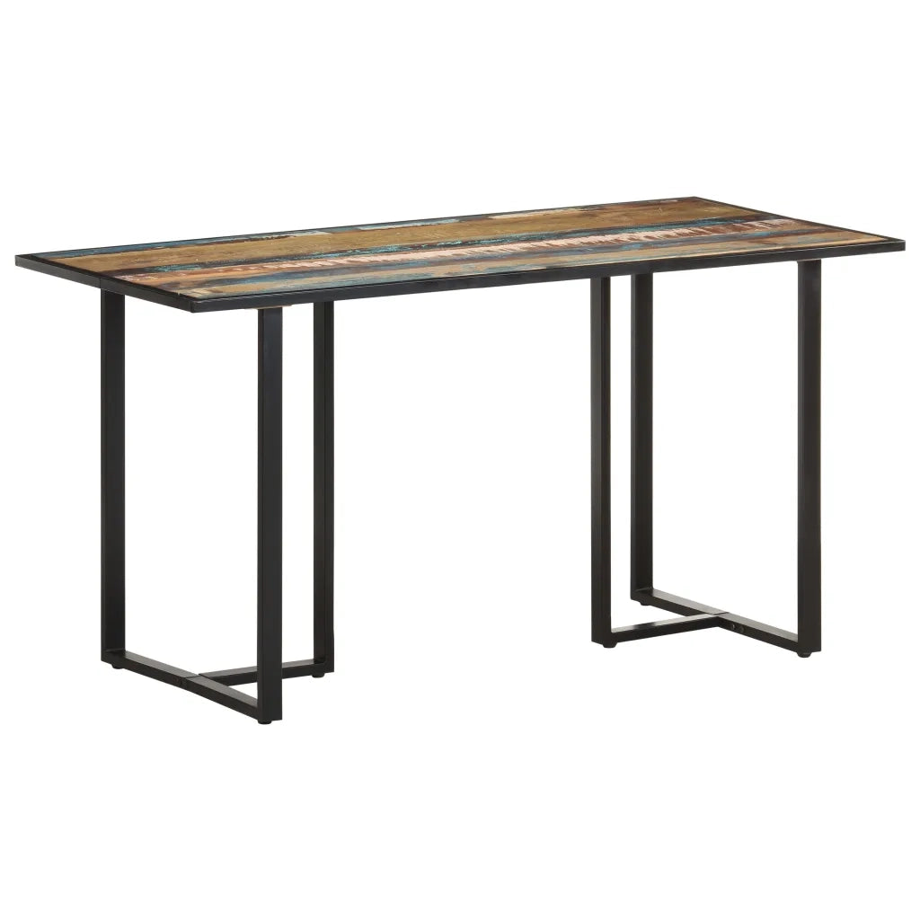 Tavolo da Pranzo 140 cm in Legno Massello di Recupero 320692