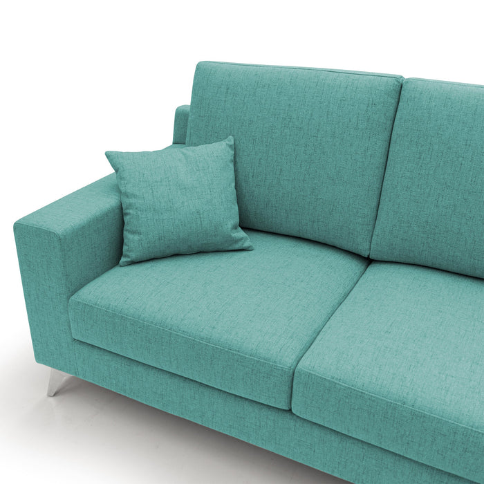 Michael Divano in tessuto impermeabile antimacchia T03 166 cm verde acqua