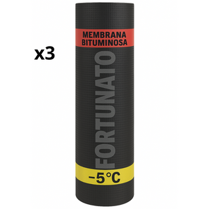 Membrana bituminosa impermeabilizzante casasciutta 4 kg/mq -5°c 3 rotoli 1x10 m