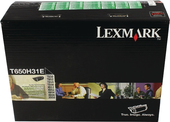 ORIGINAL Lexmark toner nero T650H31E T650/652/654/656 ~25000 Seiten