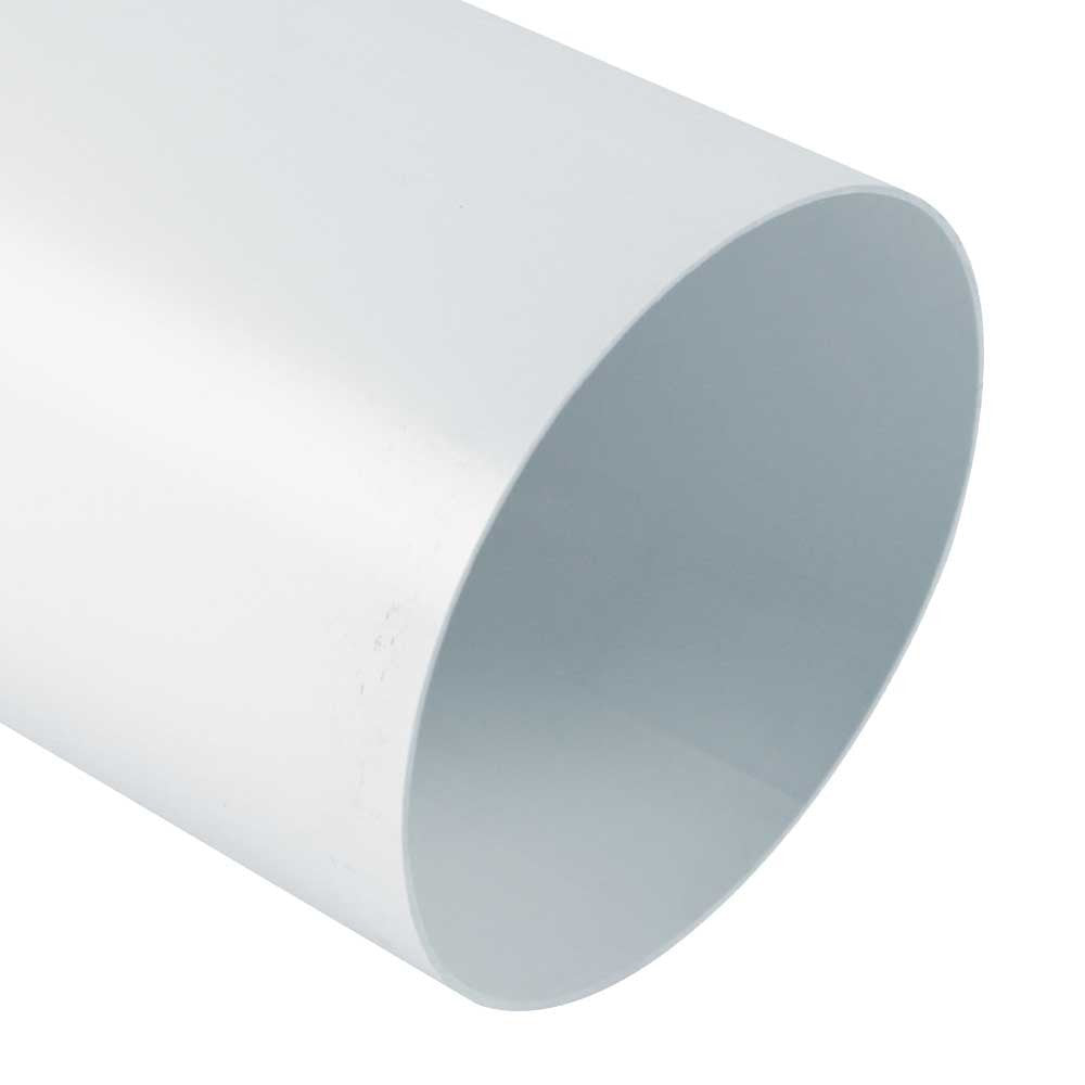 Canale circolare 100x1000mm bianco per cappe