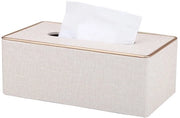 Cassetto per Taschini - Supporto per Taschini in Pelle PU - Scatola per Taschini - Per Ufficio/Auto/Casa - Bianco - Progetto di Design Stilistico - Supporto per Taschini