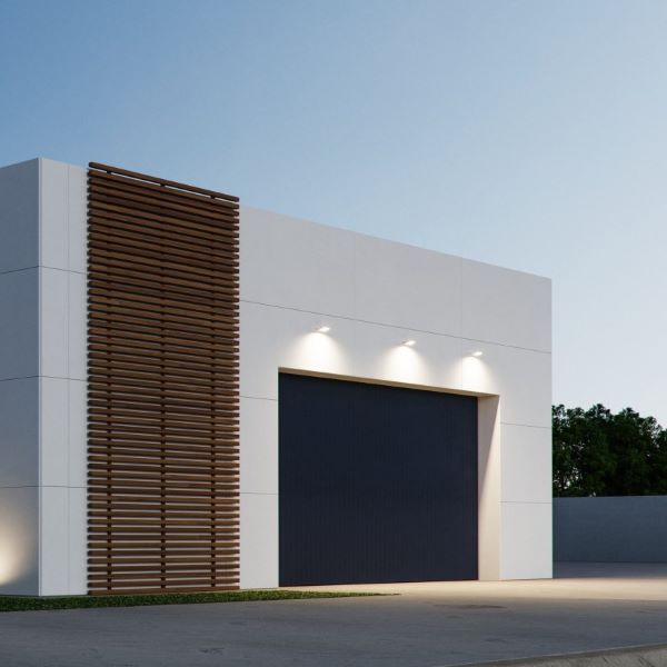 FARO PROIETTORE CON SENSORE DI MOVIMENTO LED 30W 4000K NERO SKY M.WAVE BENEITO