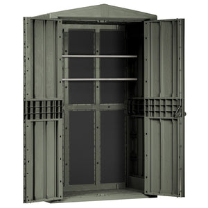 BOX HIGH STORER PLUS 130X75,6XH218,4CM VERDE.