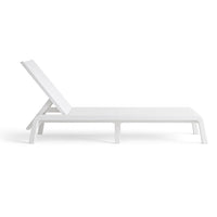 LETTINO RECLINABILE MALLORCA 192X58XH35CM BIANCO.