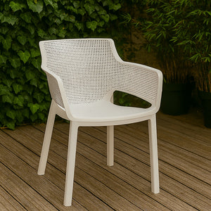 Keter SEDIA ELISA 54X61XH79CM BIANCA IN RESINA.