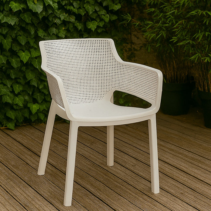 Keter SEDIA ELISA 54X61XH79CM BIANCA IN RESINA.