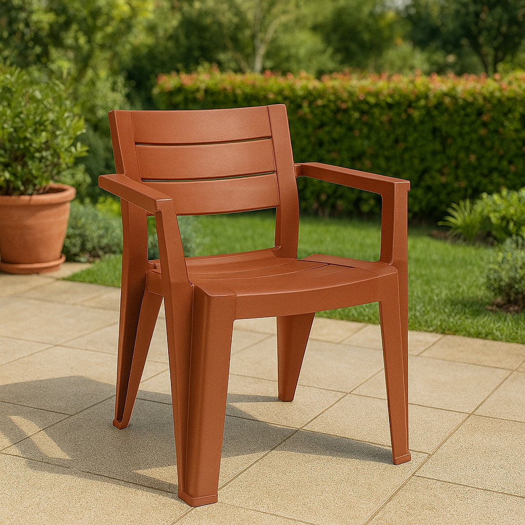 SEDIA JULIE 61,5X58,5XH79CM ROSSA