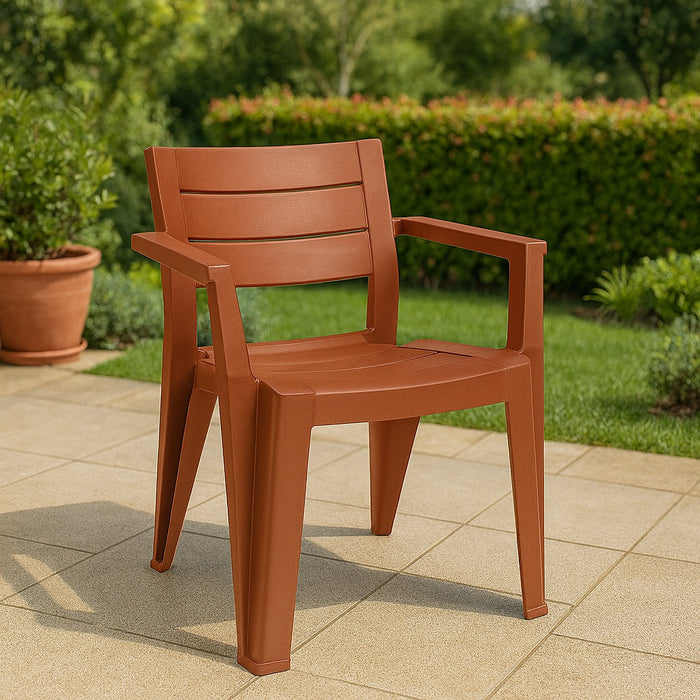 SEDIA JULIE 61,5X58,5XH79CM ROSSA