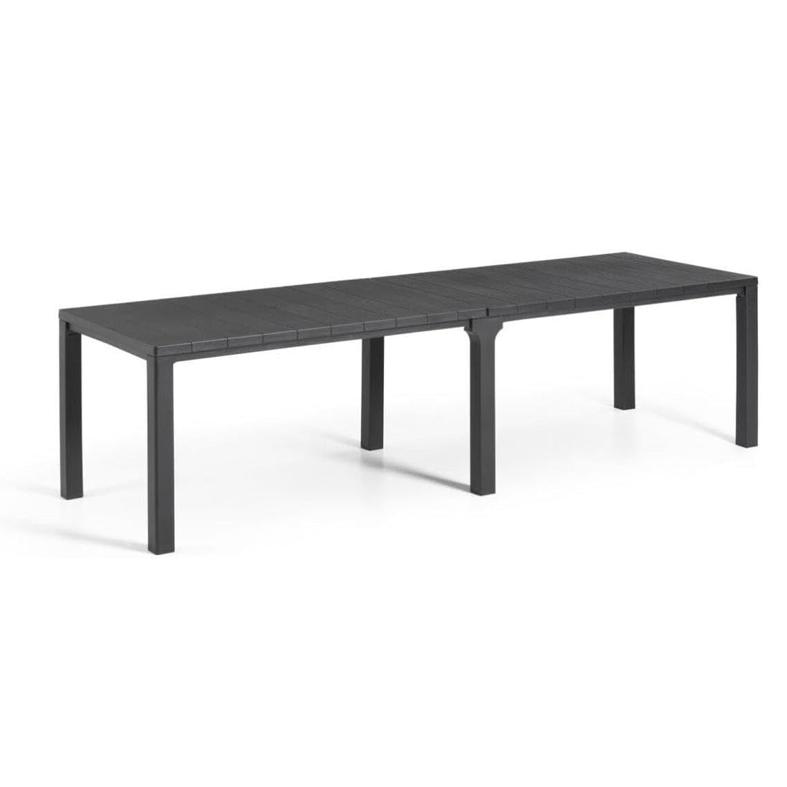 TAVOLO JULIE GRAFITE 294X90XH75CM-180X147XH75CM.