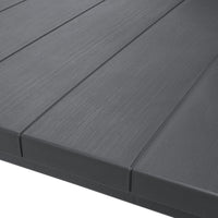 TAVOLO JULIE GRAFITE 294X90XH75CM-180X147XH75CM.