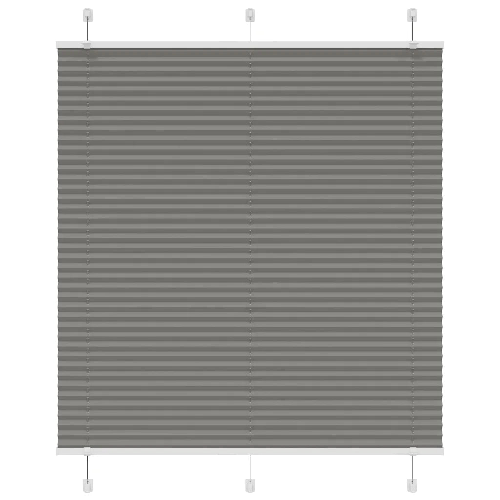 Tenda Plissettata Antracite 115x100cm Larghezza Tessuto 114,4cm 4015078