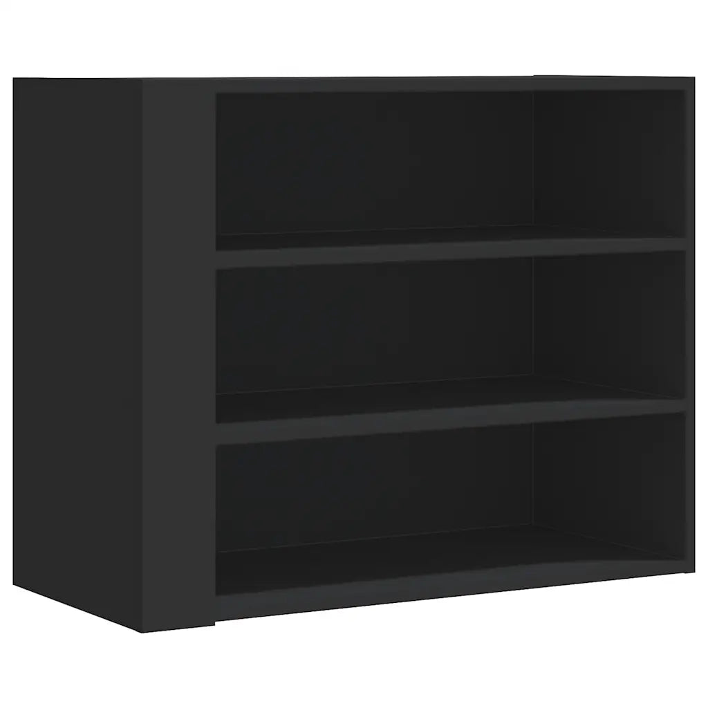 Armadietto a Muro | Mobile a Parete Nero 75x35x60 cm in Truciolato