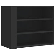 Armadietto a Muro | Mobile a Parete Nero 75x35x60 cm in Truciolato