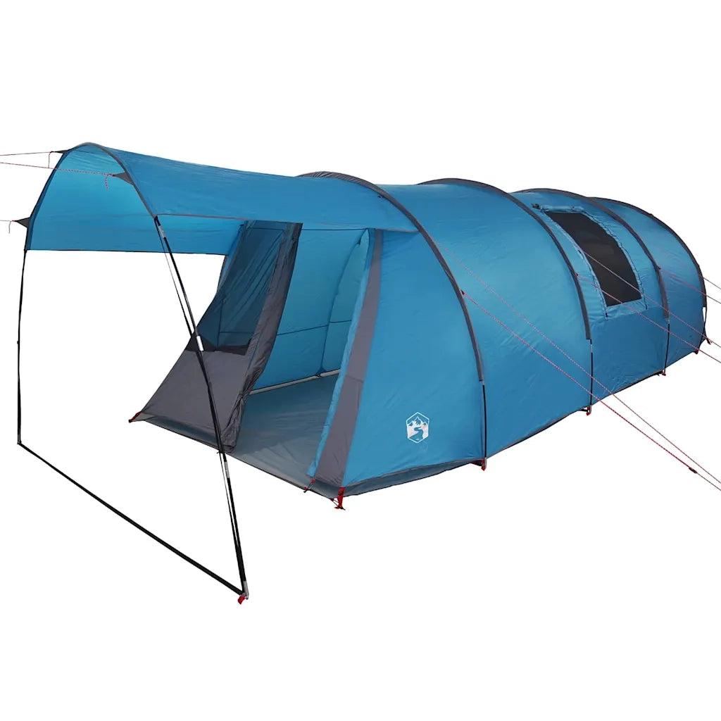 Tenda tunnel per 4 persone Blu e Grigio 740 x 370 x 220 cm 42004036