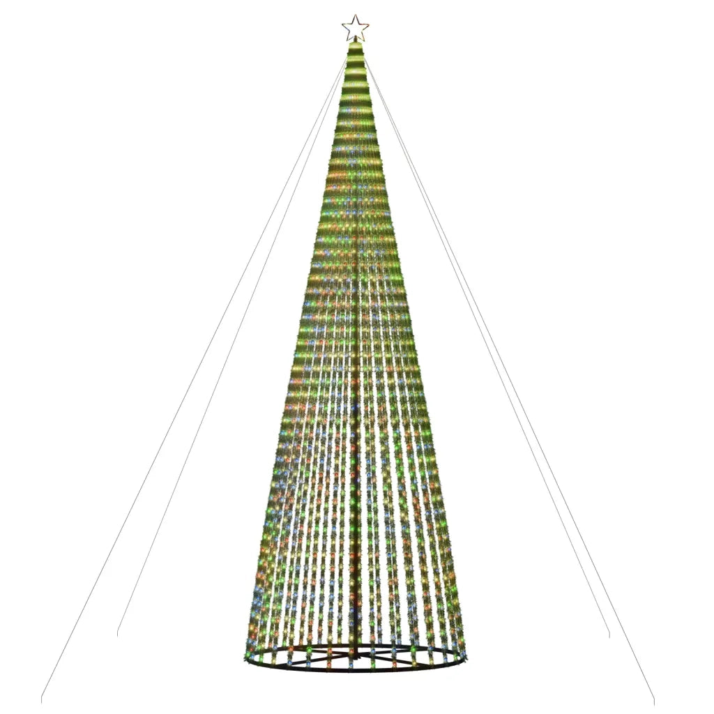 Albero di Natale a LED 1544 LED Colorato 500 cm 358075