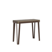 Consolle Allungabile 90-300x40x77 cm Rio Tortora Telaio Ruggine
