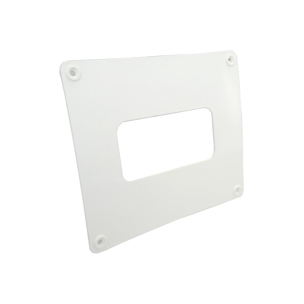 Cornice terminale 55x110mm bianco per cappe