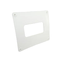 Cornice terminale 55x110mm bianco per cappe