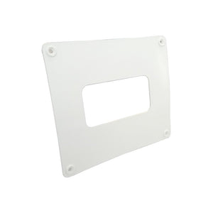 Cornice terminale 55x110mm bianco per cappe