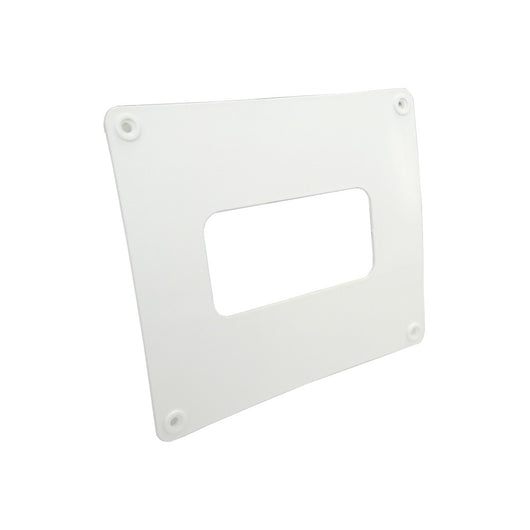 Cornice terminale 55x110mm bianco per cappe