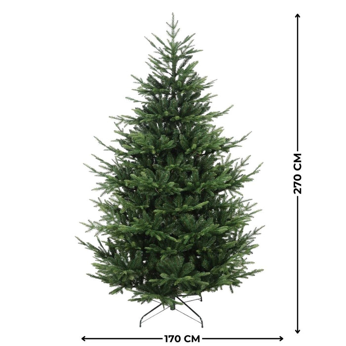 Albero di Natale Artificiale 270 cm 4487 Rami Verde