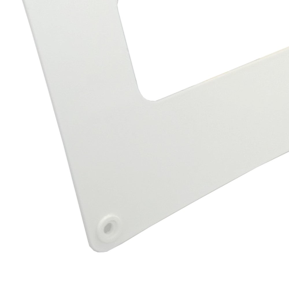 Cornice terminale 55x110mm bianco per cappe